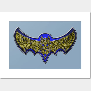 Celtic Bat Logo 2 Posters and Art